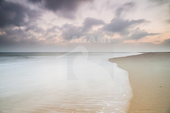 Breakers on the North Sea beach stock-image by Agami/Wil Leurs,