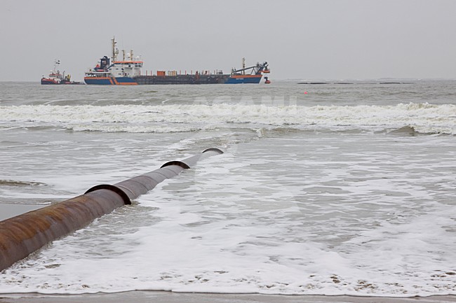 Kustverdediging op Ameland; Ameland stock-image by Agami/Theo Douma,