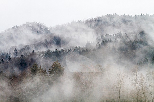 Mountainl landscape of Chaîne des Aravis, Alps stock-image by Agami/Menno van Duijn,