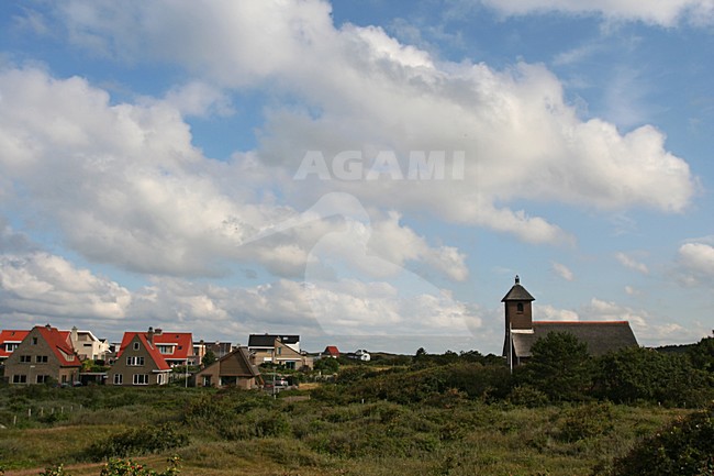Coastal village Bergen aan Zee Netherlands; kustdorp Bergen aan Zee Nederland stock-image by Agami/Marc Guyt,