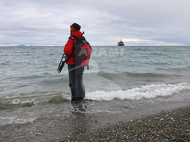 Expeditie staff, Spitsbergen stock-image by Agami/Marc Guyt,
