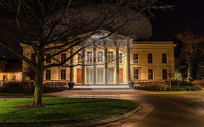 Zwolle bij avond licht, Cityscape Zwolle by night stock-image by Agami/Eric Tempelaars,