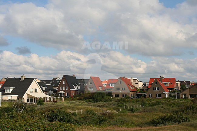 Coastal village Bergen aan Zee Netherlands; kustdorp Bergen aan Zee Nederland stock-image by Agami/Marc Guyt,