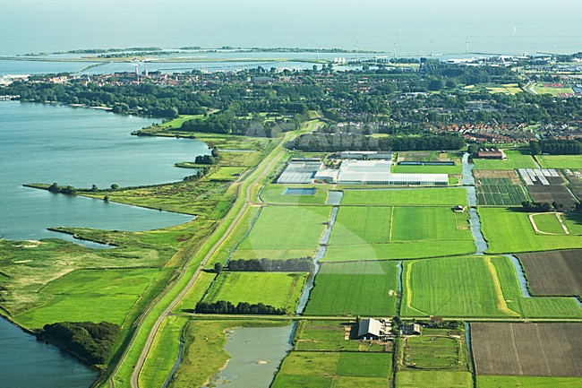 IJsselmeerkust bij Enkhuizen; IJsselmeer coast at Enkhuizen stock-image by Agami/Marc Guyt,