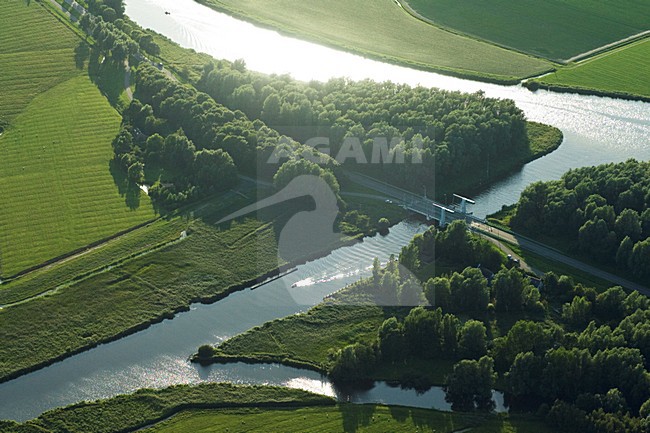 Luchtfoto van de Friesland; Aerial photo of Friesland stock-image by Agami/Marc Guyt,