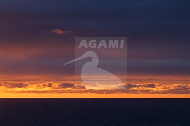 sunset, Bay of Biscay, Atlantic Ocean stock-image by Agami/Marc Guyt,