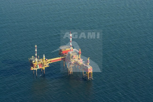 Oil Rig, Booreiland stock-image by Agami/Bas Haasnoot,