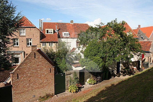 Het dorp Oud-Heusden; The village of Oud-Heusden stock-image by Agami/Marc Guyt,