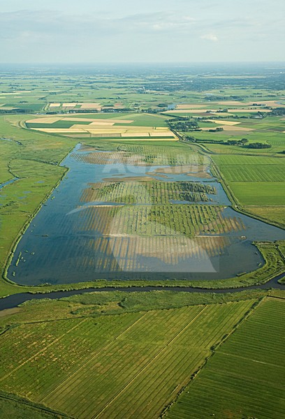 Luchtfoto van de Ezumakeeg; Aerial photo of Ezumakeeg stock-image by Agami/Marc Guyt,