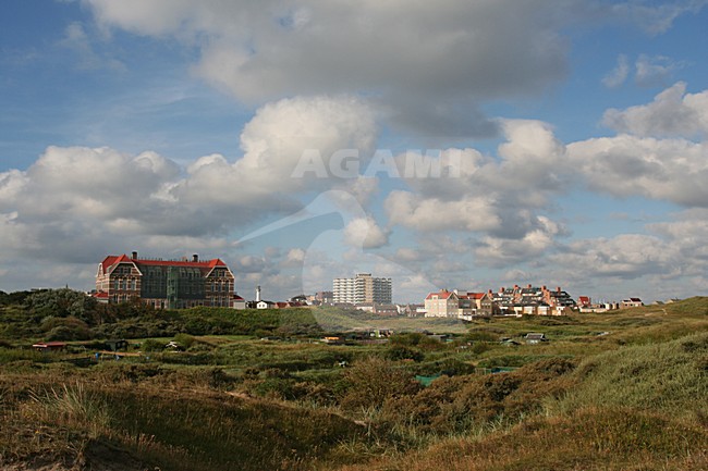 Dunes of Six coastal village Egmond aan Zee Netherlands; Duinen van Six kustdorp Egmond aan Zee Nederland stock-image by Agami/Marc Guyt,