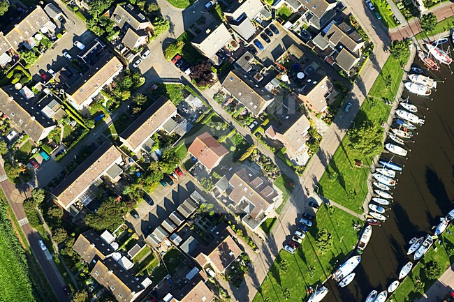 Luchtfoto van Stavoren; Aerial photo of Stavoren stock-image by Agami/Marc Guyt,