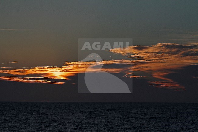 Evening sky at sea between Micronesia and Japan. stock-image by Agami/Pete Morris,