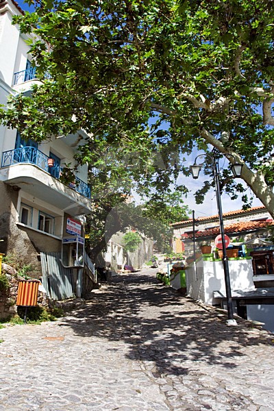 Molivos op Lesbos; Molivos on Lesvos stock-image by Agami/Marc Guyt,