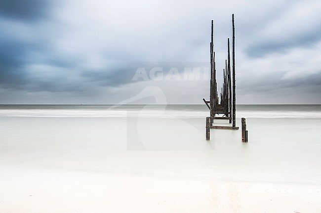 Wooden Scaffolding stock-image by Agami/Wil Leurs,