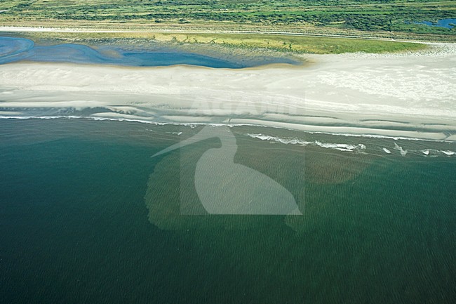 Luchtfoto van Ameland; Aerial photo of Ameland stock-image by Agami/Marc Guyt,