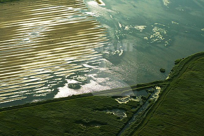 Luchtfoto van de Ezumakeeg; Aerial photo of Ezumakeeg stock-image by Agami/Marc Guyt,
