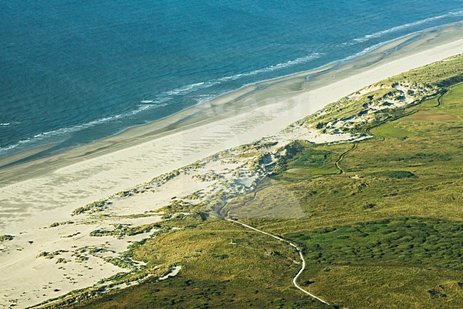Luchtfoto van Terschelling; Aerial photo of Terschelling stock-image by Agami/Marc Guyt,