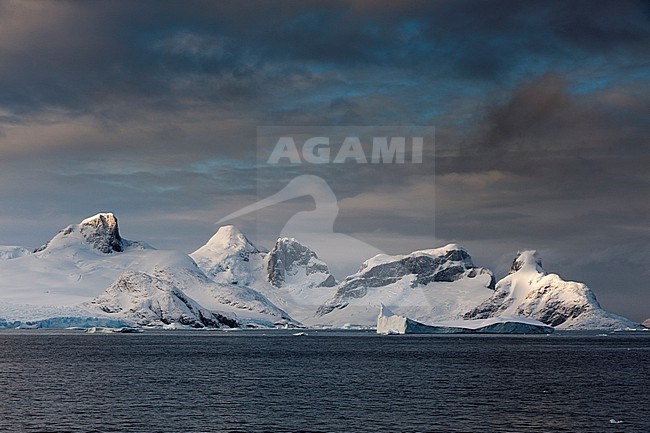 Rock formation along the Lemaire channel, Antarctica. Antarctica. stock-image by Agami/Sergio Pitamitz,