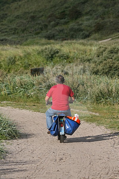 Recreation in the dunes of Six Egmond Netherlands; recreatie in de duinen van Sixs bij Egmond Nederland stock-image by Agami/Marc Guyt,