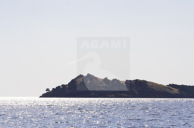 Konijneneiland bij Lesbos; Saint George off Lesvos stock-image by Agami/Marc Guyt,