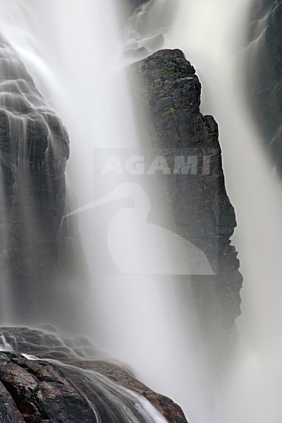 Hesjedalsfossen, Hesjedalsfossen stock-image by Agami/Kristin Wilmers,