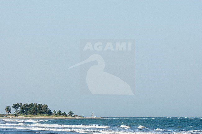 The Atlantic Ocean coastline of Gambia stock-image by Agami/Wil Leurs,