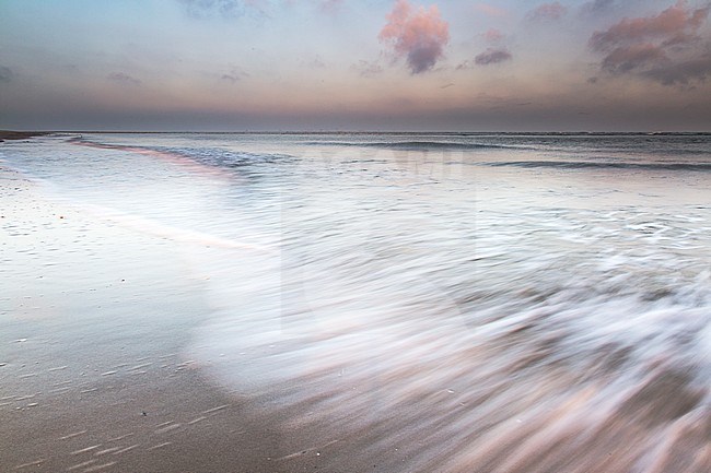 Breakers on the North Sea beach stock-image by Agami/Wil Leurs,